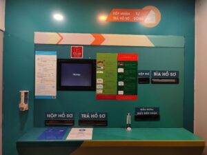 Hình ảnh máy ATM nhận trả hồ sơ 24/7