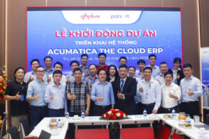 Lễ khởi động dự án Acumatica giữa Patsoft và Tập đoàn QH Plus